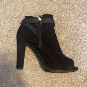 Sam and Libby Open Toe Boots